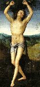 Pietro Perugino st sebastian oil painting